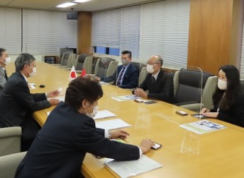 香港貿易発展局日本首席代表 表敬訪問(11/1)